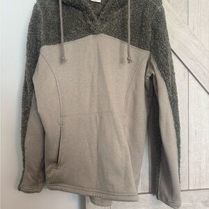 Cozy Two-Tone Hoodie